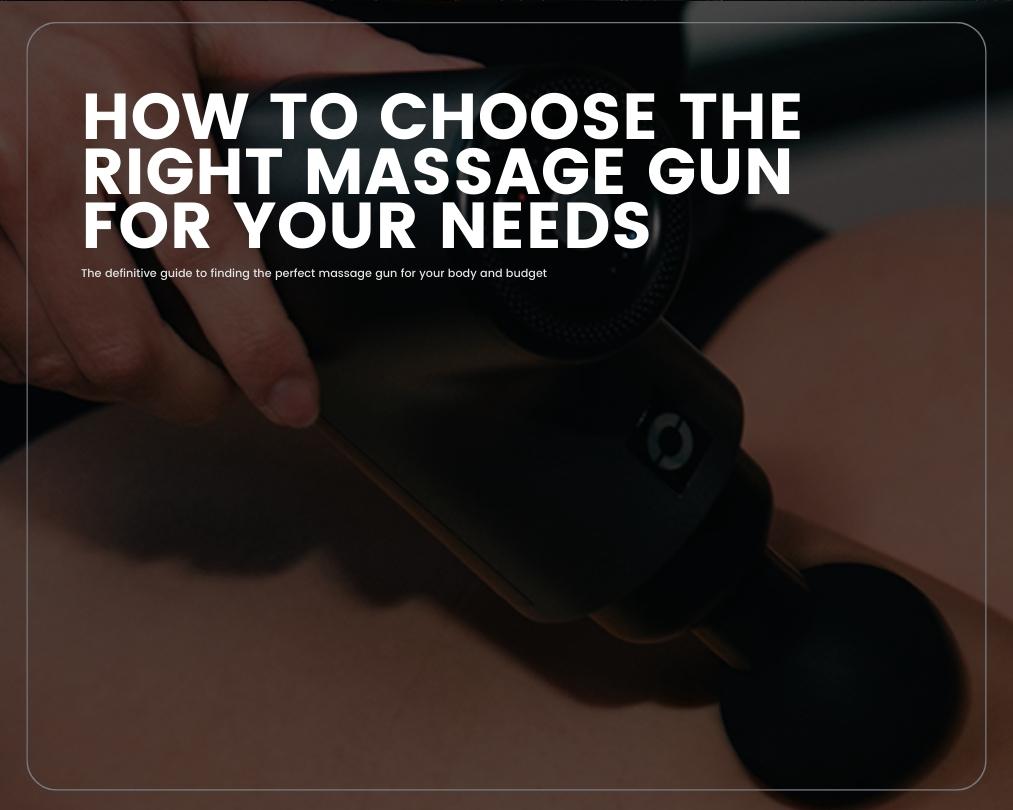 6 things to think about before getting a massage gun